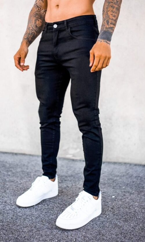 CALÇA SLIM FIT PRETA