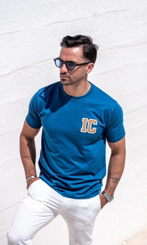 T-SHIRT COLLEGE IC AZUL
