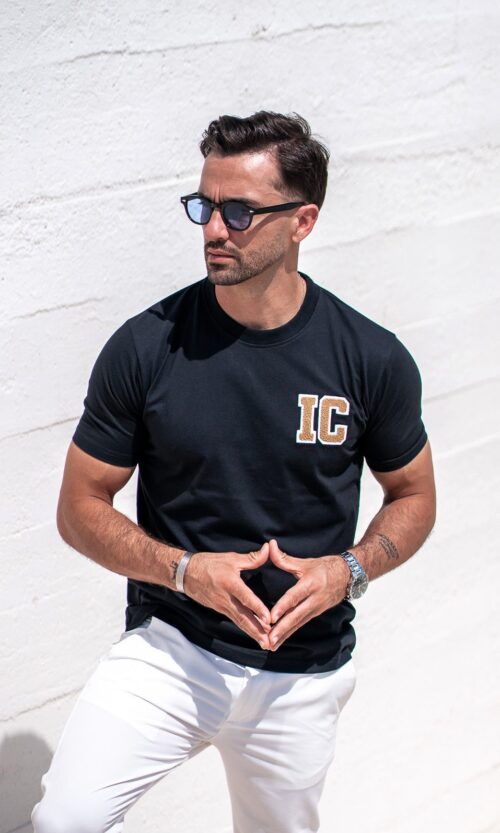 T-SHIRT COLLEGE IC PRETA