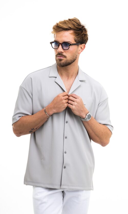 CAMISA URBANA OVERTamanho CINZA