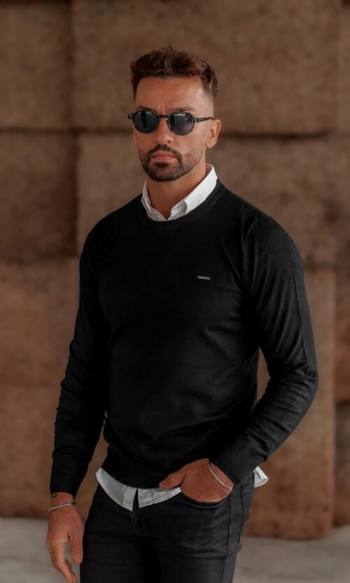 CAMISOLA MALHA LISA PRETA