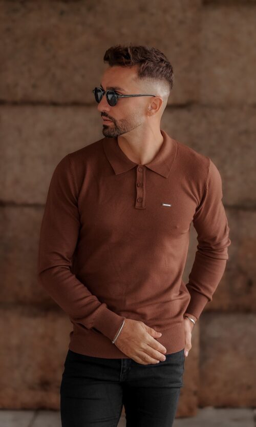 POLO - SHIRT CLASSIC CASTANHO
