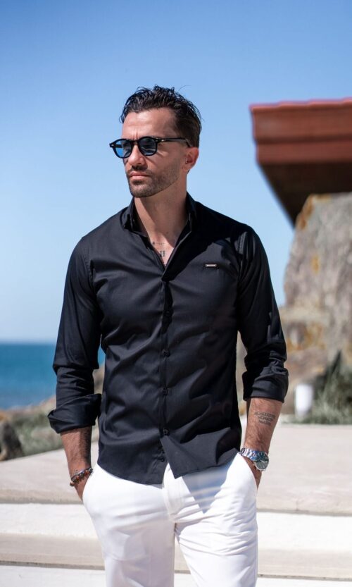 CAMISA CLÁSSICA PRETA