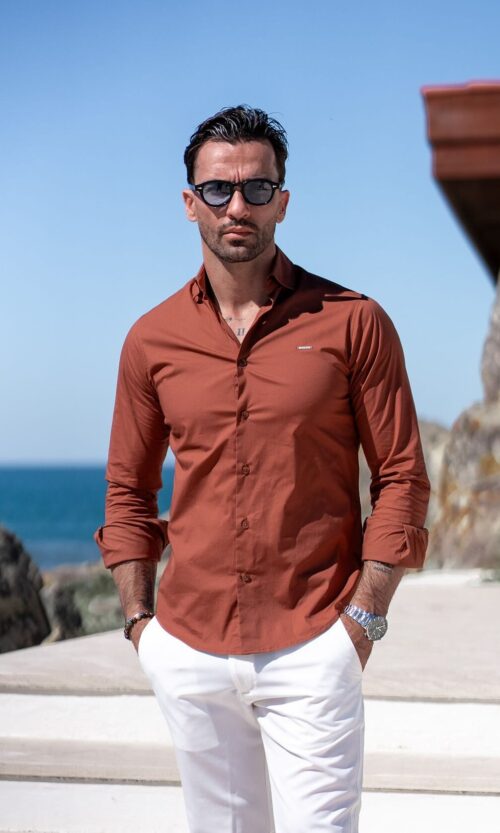 CAMISA CLÁSSICA CAMEL