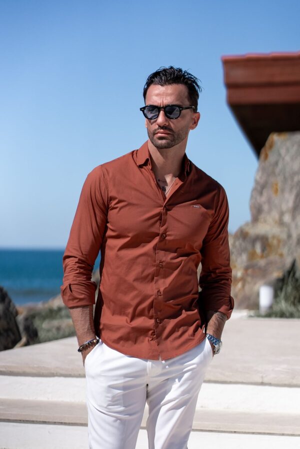 CLASSIC SHIRT CAMEL - Image 5