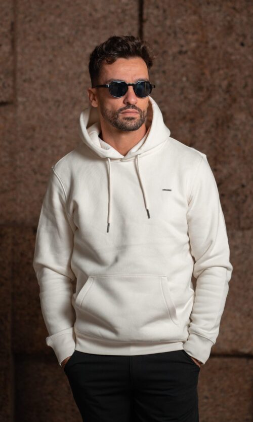 HOODIE PREMIUM BASIC MEIO BRANCO