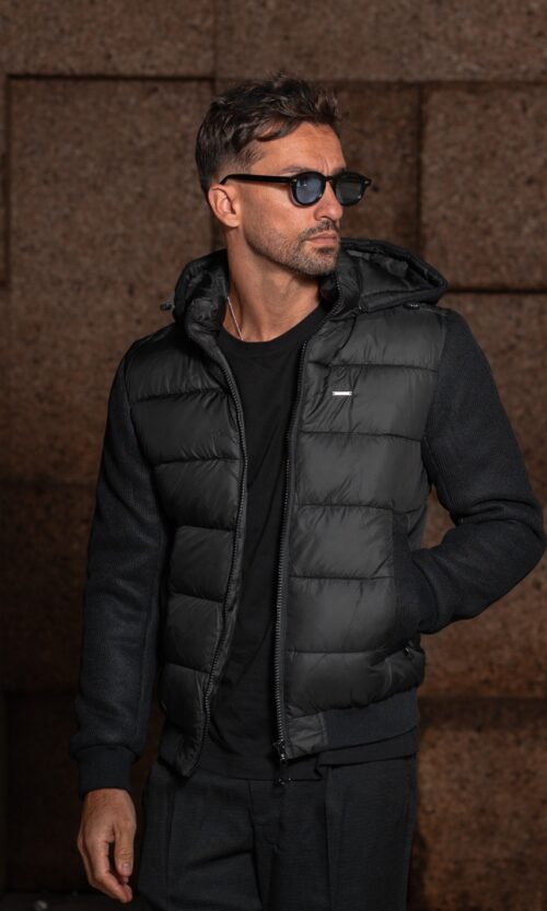 BOMBER PUFFER SYRUS PRETO