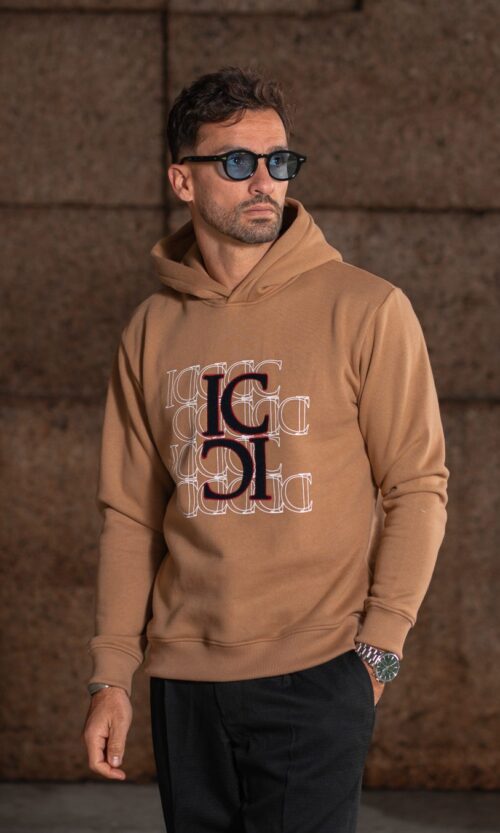 HOODIE MILAN CAMEL