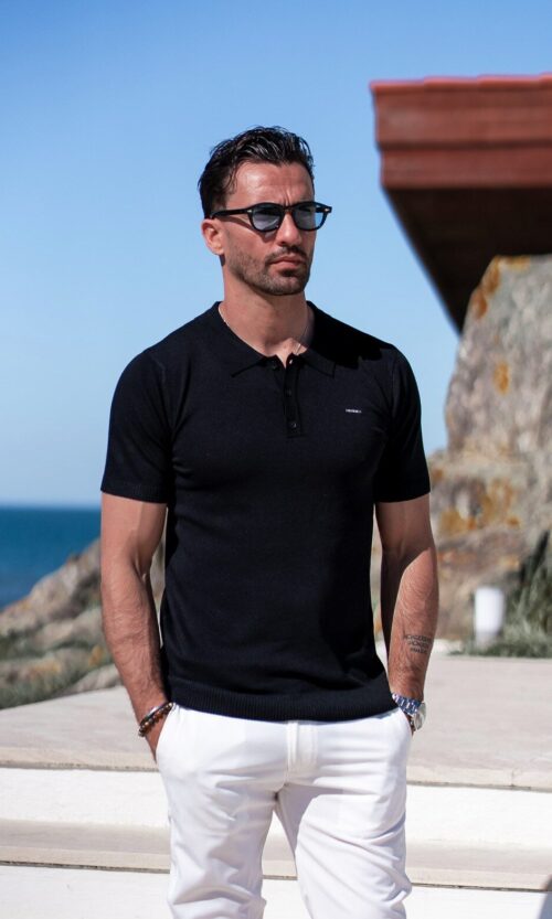 POLO-SHIRT BÁSICO PRETO