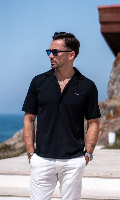 CAMISA SANTORINI PRETA