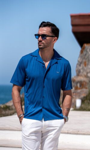 CAMISA SANTORINI AZUL