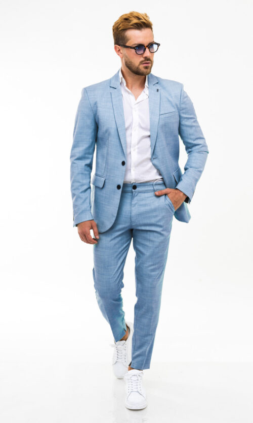 FATO CLÁSSICO LINHO AZUL BEBÉ