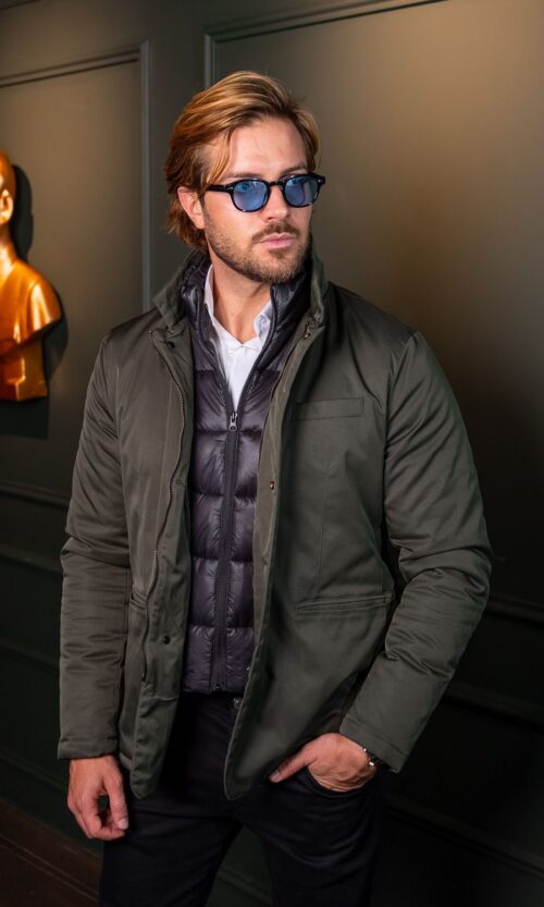 CASACO AMALFI CLÁSSICO COM COLETE - VERDE