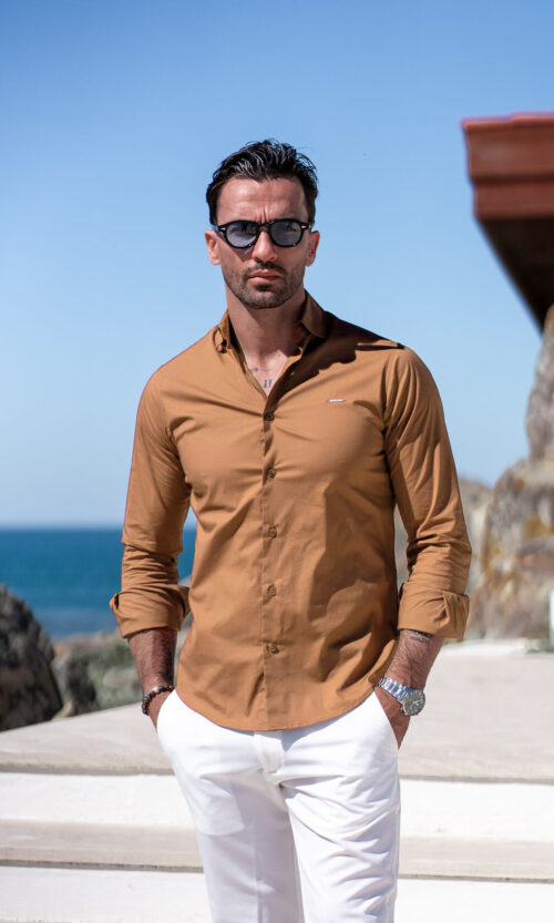 CAMISA CLÁSSICA CAMEL