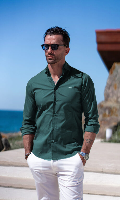 CAMISA CLÁSSICA VERDE