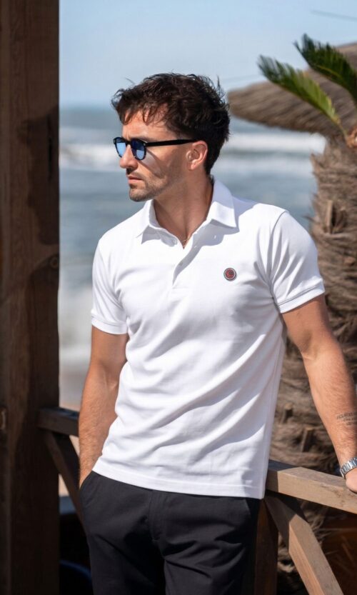 POLO-SHIRT RIVIERA BRANCO