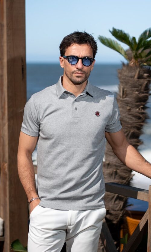 POLO-SHIRT RIVIERA CINZA