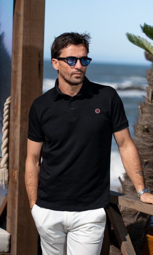 POLO-SHIRT RIVIERA PRETO