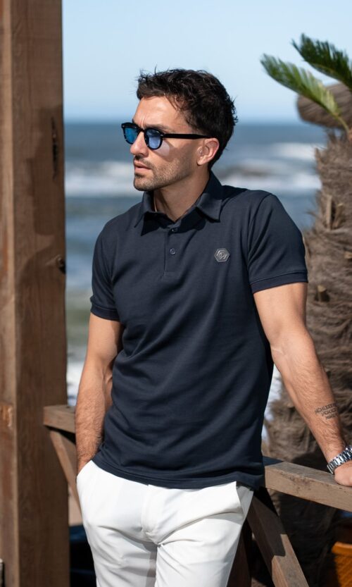 POLO-SHIRT HEXA AZUL