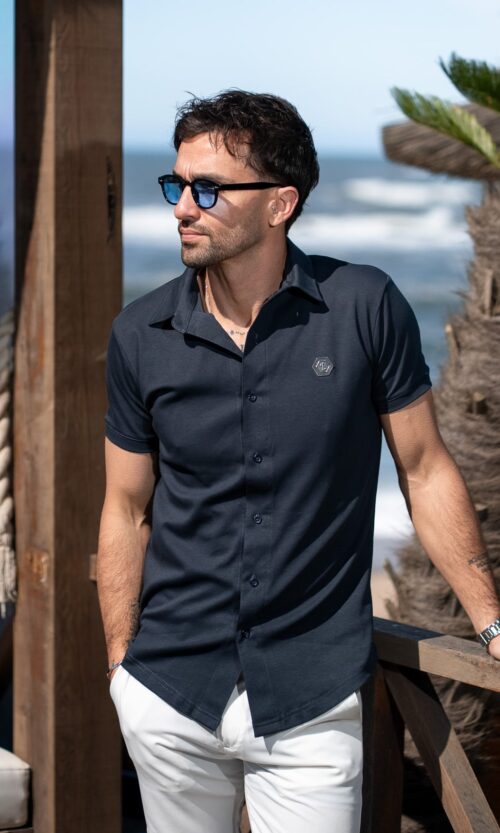 CAMISA HEXA AZUL