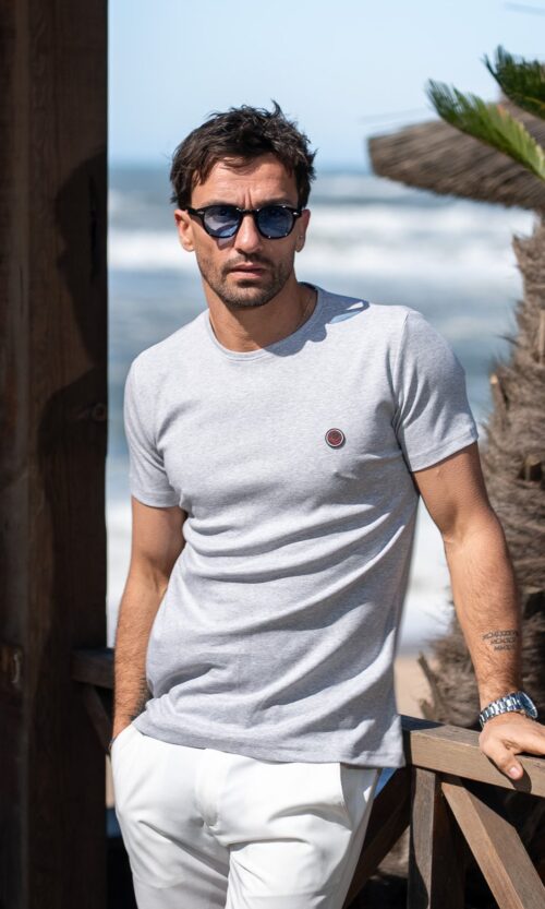 T-SHIRT RIVIERA CINZA