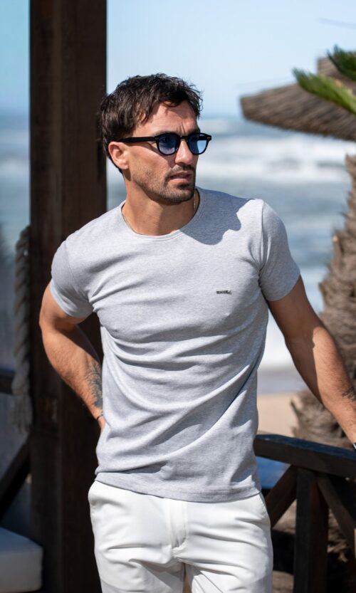 T-SHIRT BASIC CINZA